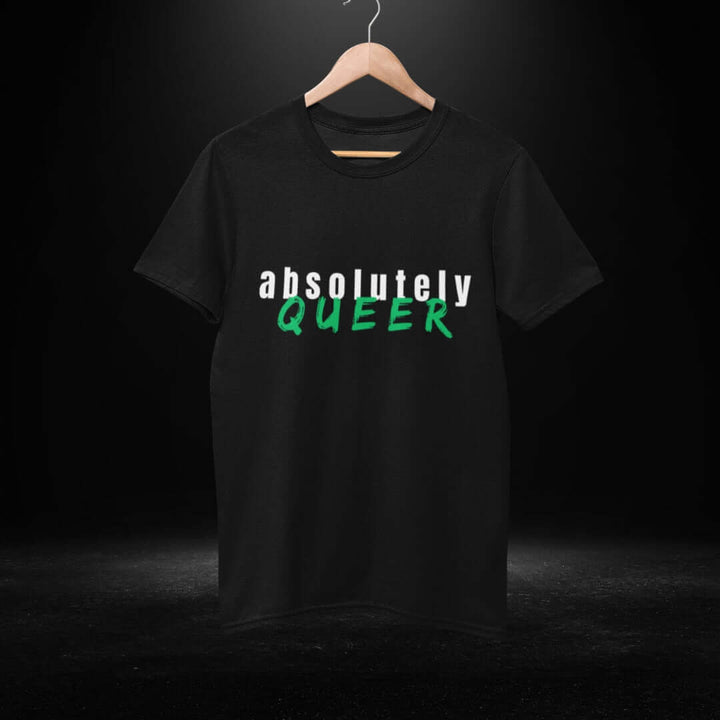 Absolutely Queer Black Tee - Bite Me Now