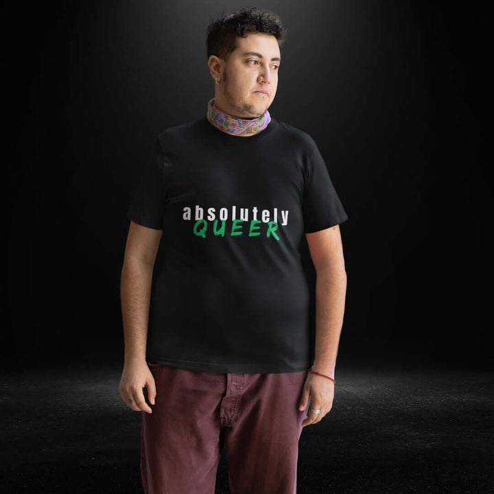 Absolutely Queer Black Tee - Bite Me Now