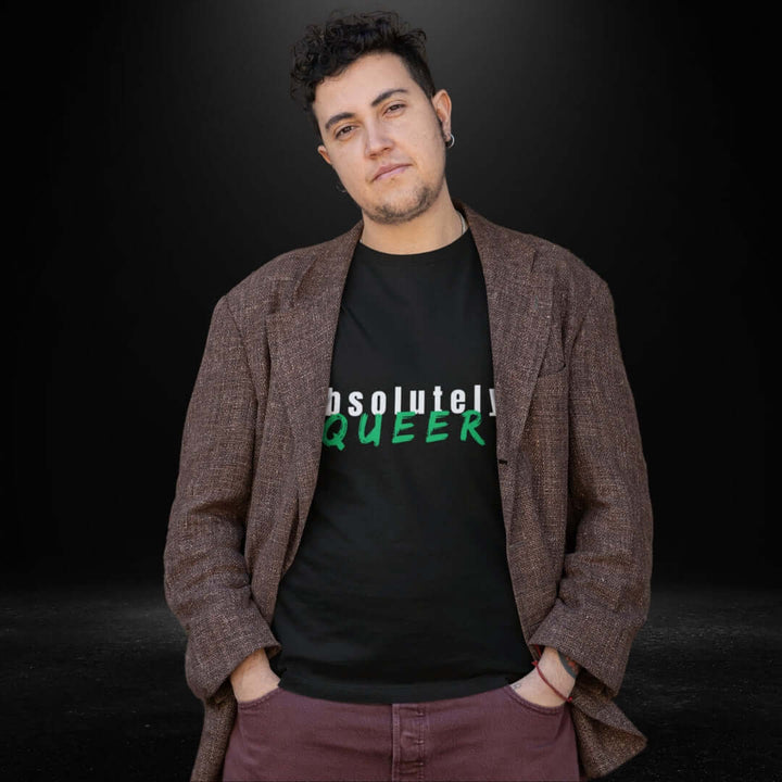 Absolutely Queer Black Tee - Bite Me Now