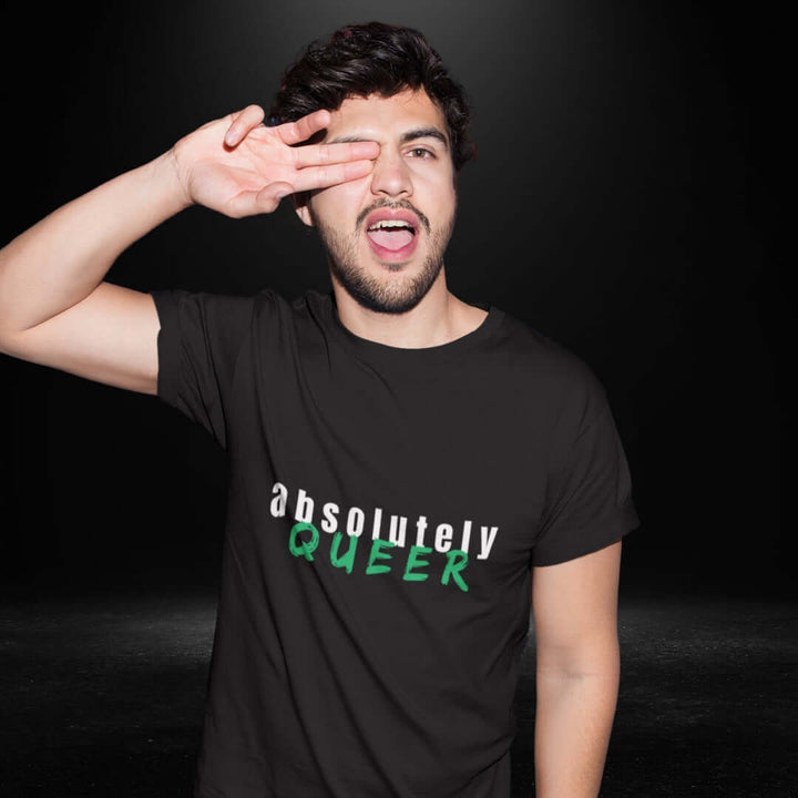 Absolutely Queer Black Tee - Bite Me Now