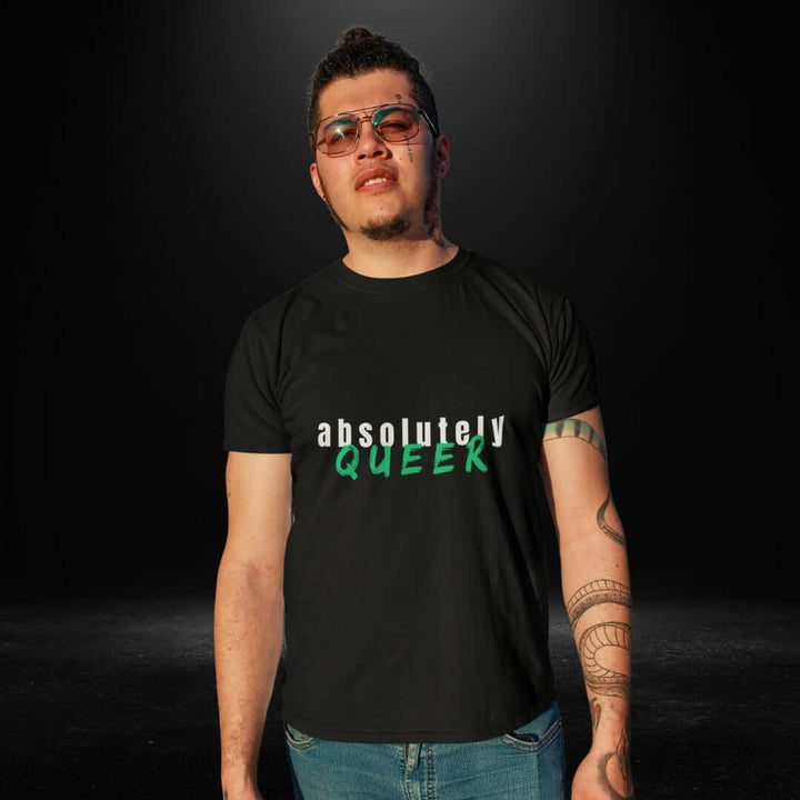 Absolutely Queer Black Tee - Bite Me Now