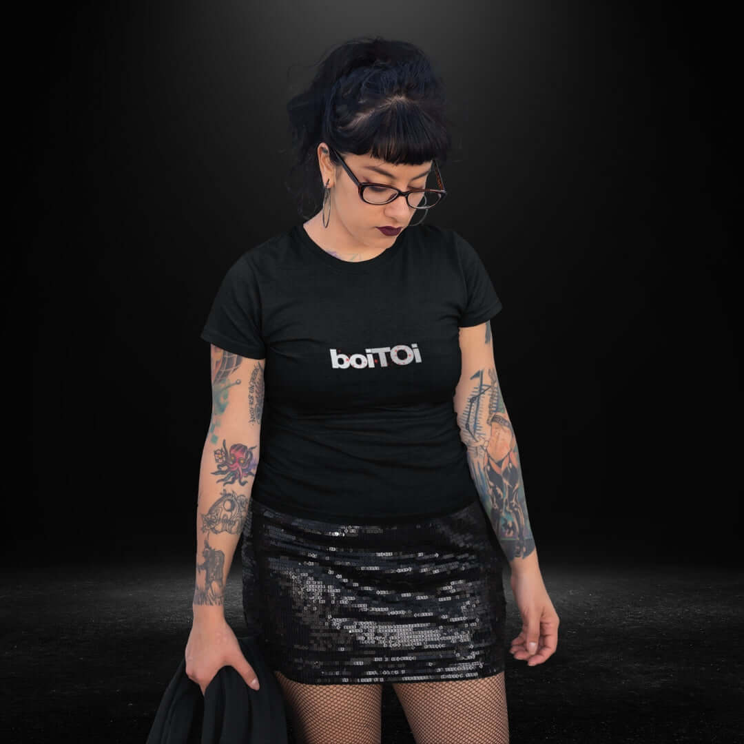 BoiToi Black Tee - Bite Me Now