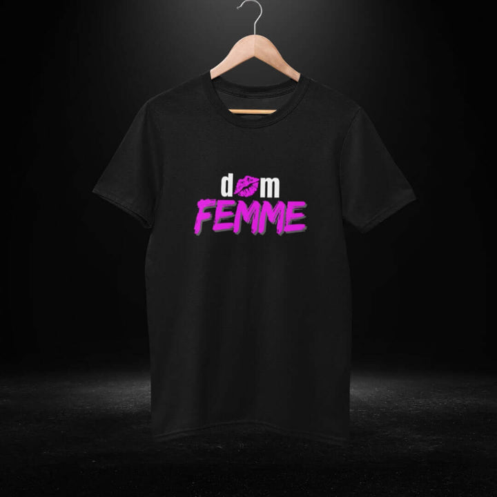 Dom Femme Black Tee - Bite Me Now