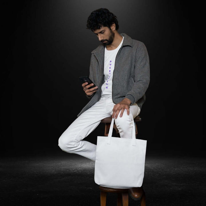 Duck My Sick White Long Sleeve Tee