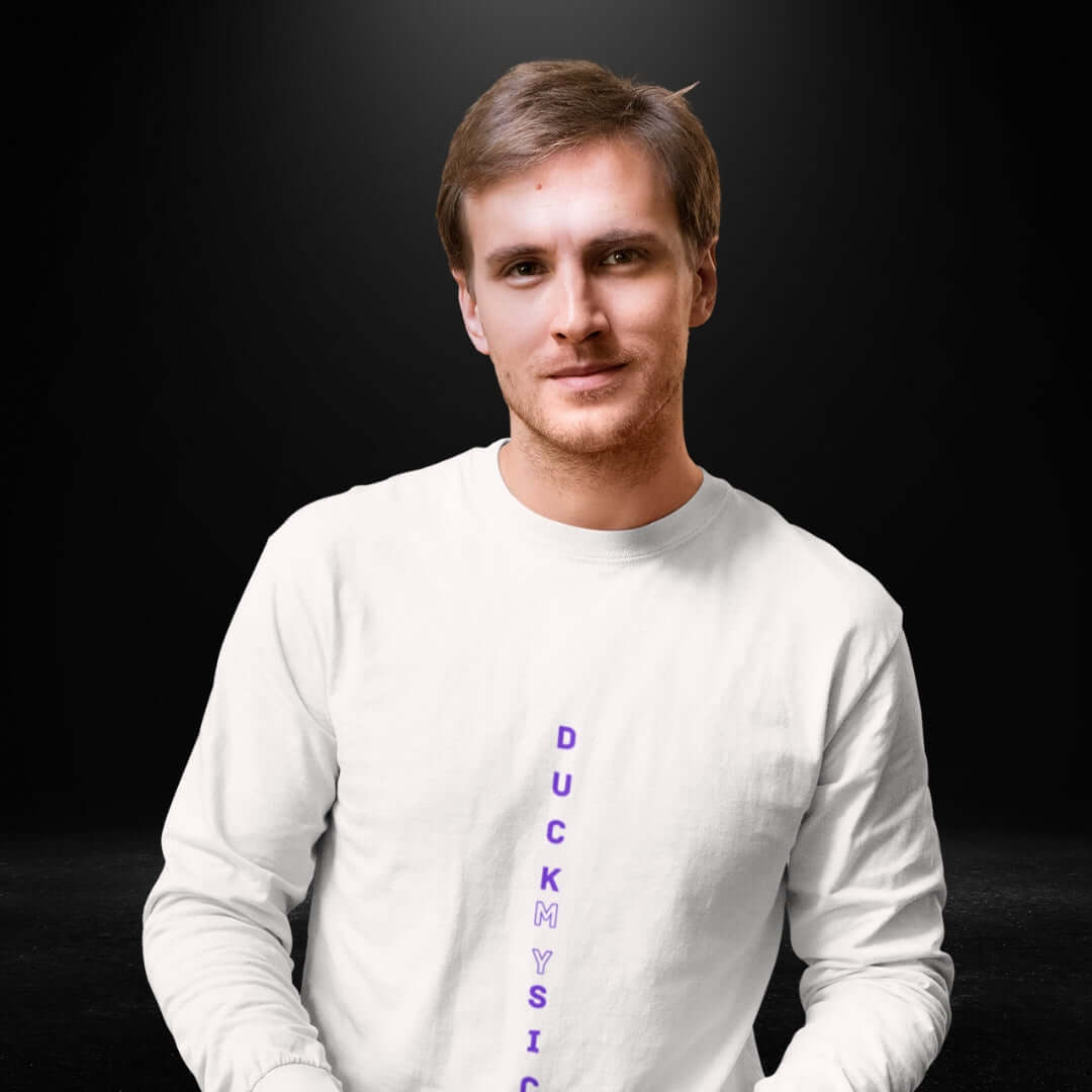 Duck My Sick White Long Sleeve Tee