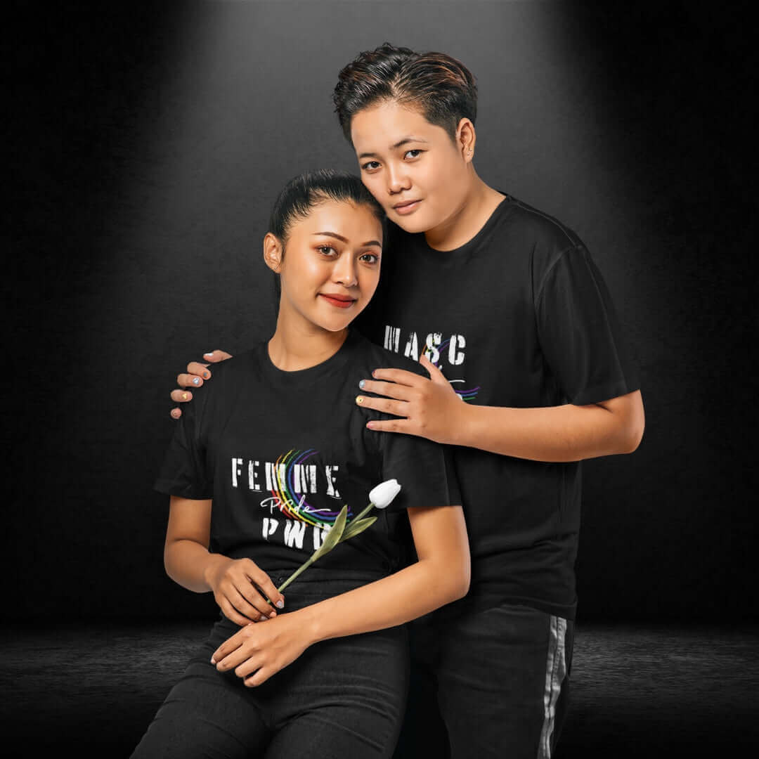 Femme Pride PWR Black Tee - Bite Me Now