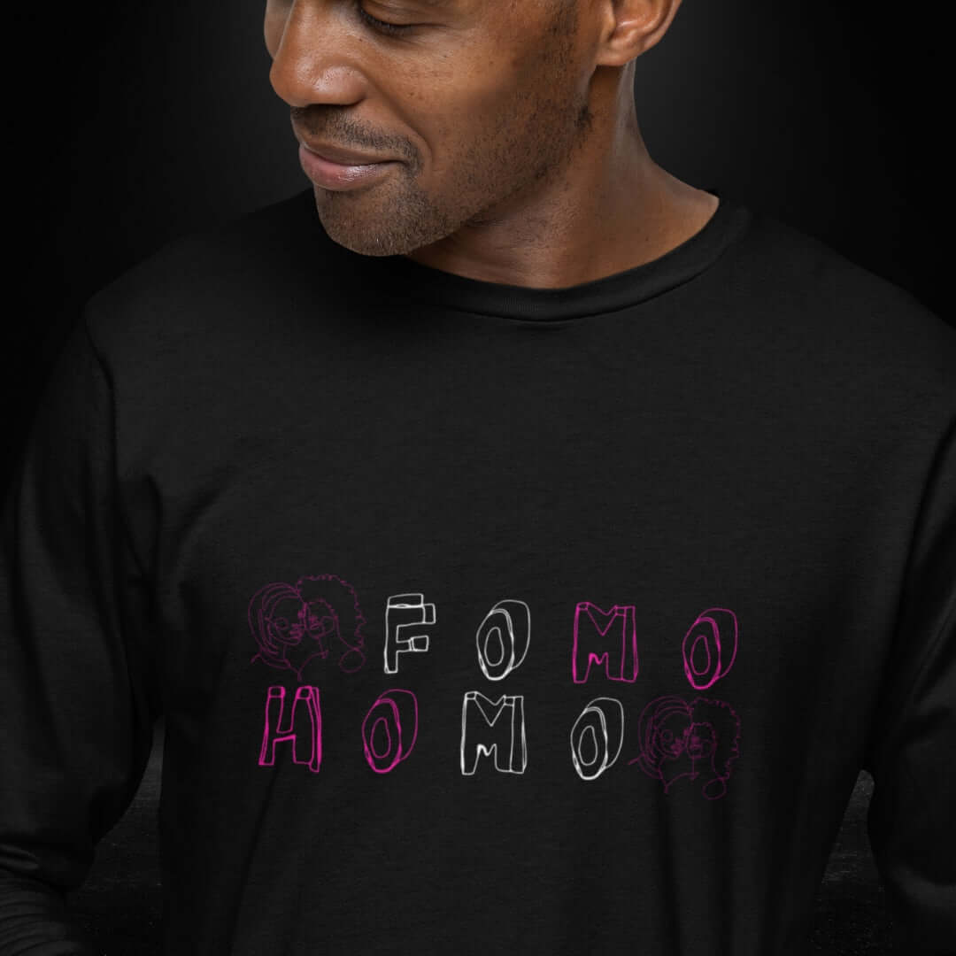 Fomo Homo Black Long Sleeve Tee
