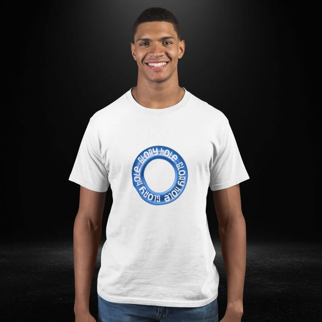Glory Hole White Tee - Bite Me Now