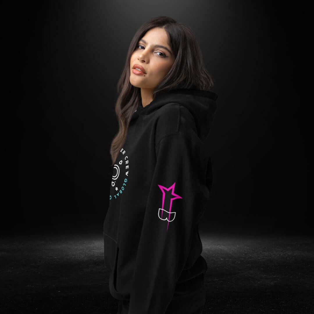 Global Queer Crew Black Hoodie