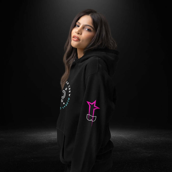 Global Queer Crew Black Hoodie