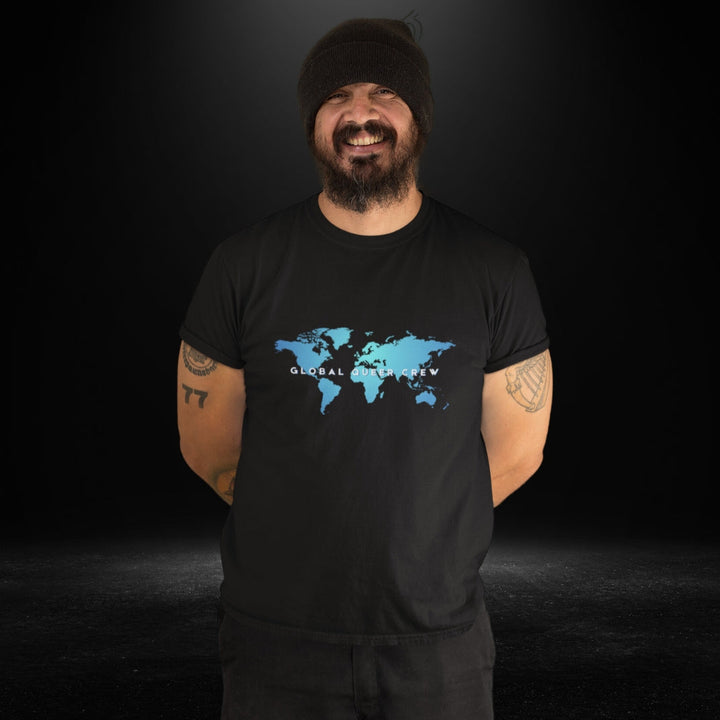Global Queer Crew Black Tee - Bite Me Now