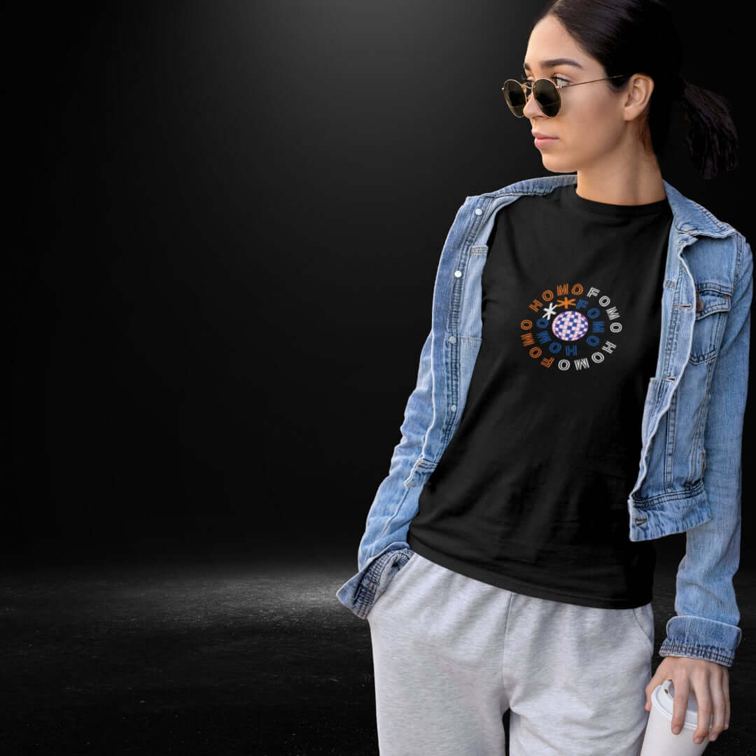 Homo Fomo Black Tee