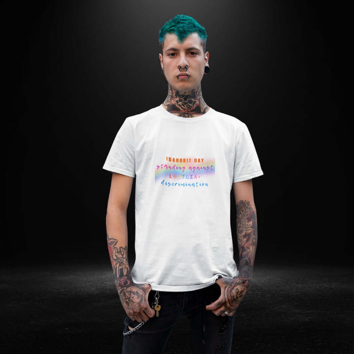 IDAHOBIT DAY White Tee - Bite Me Now