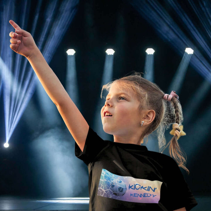 Kickin Kennedy Kids Black Tee - Bite Me Now