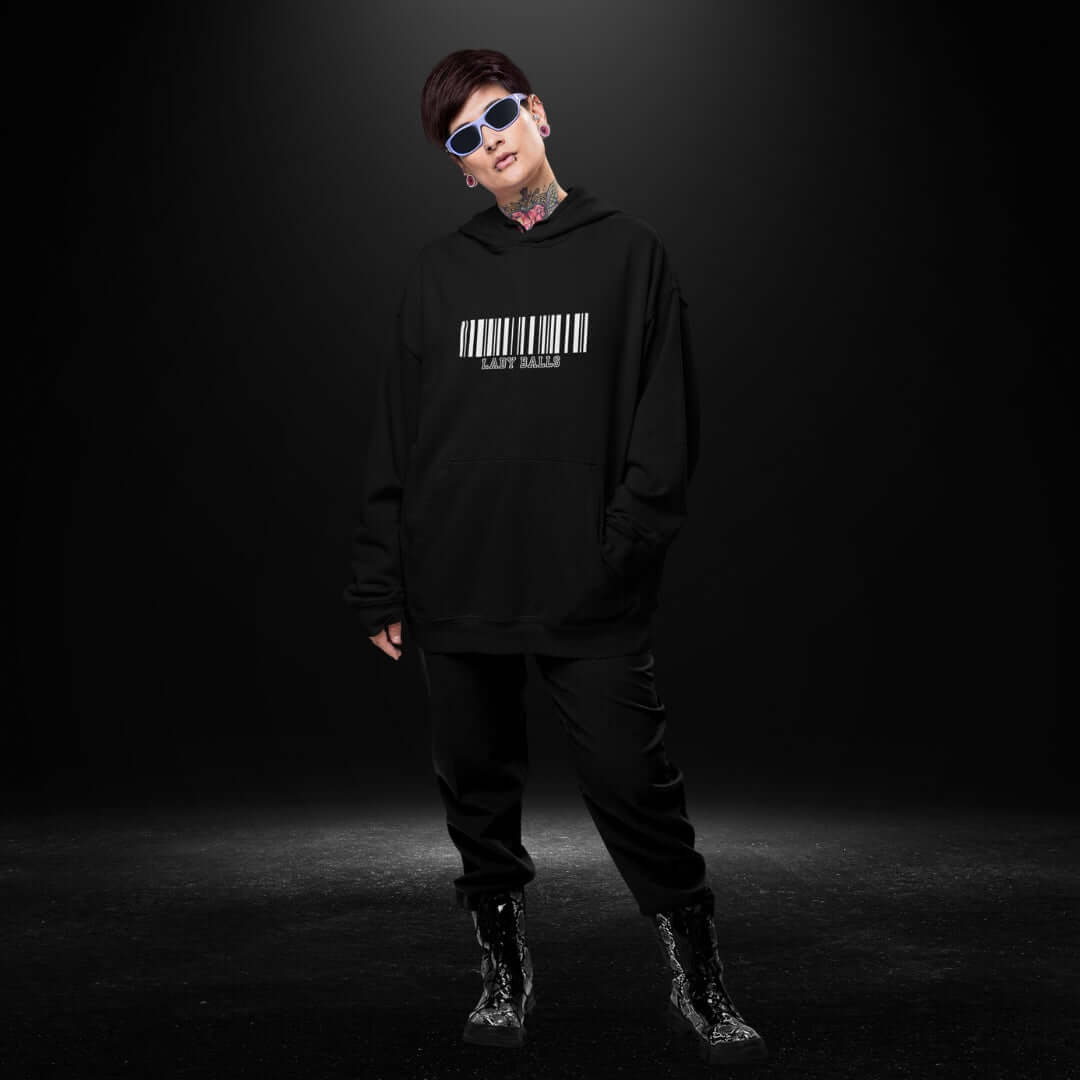 Lady Balls Black Hoodie