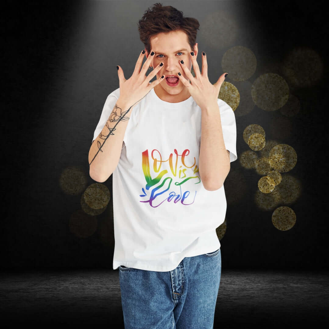 Love is Love White Tee - Bite Me Now