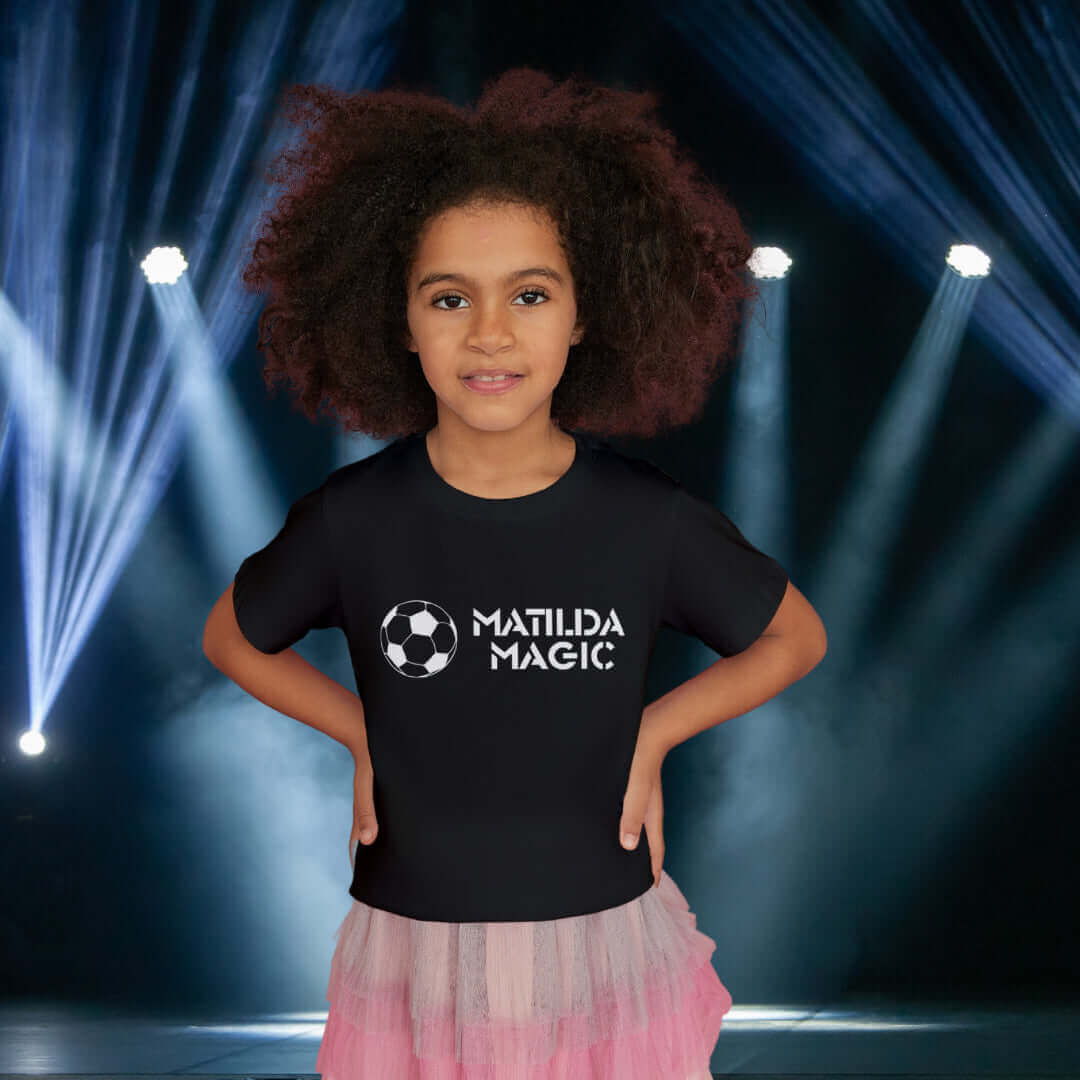 Matilda Magic Kids Black Tee - Bite Me Now