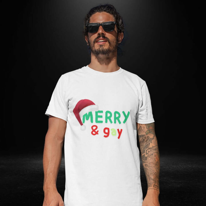 Merry & Gay White Tee - Bite Me Now