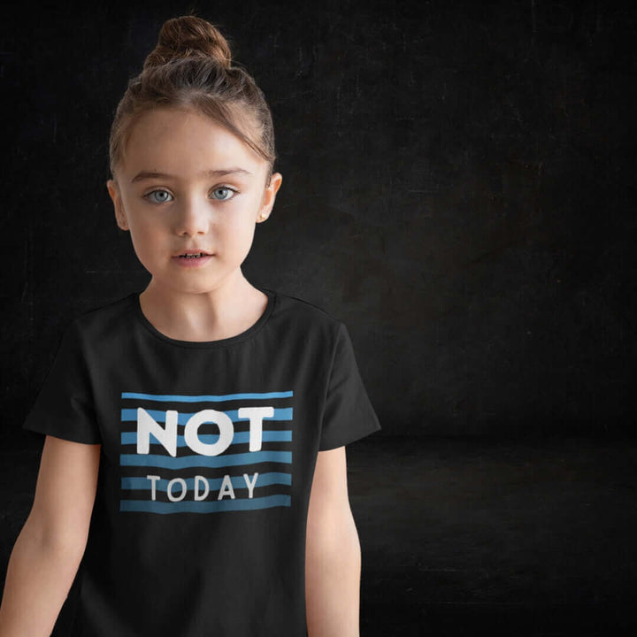 Not Today Kids Black Tee