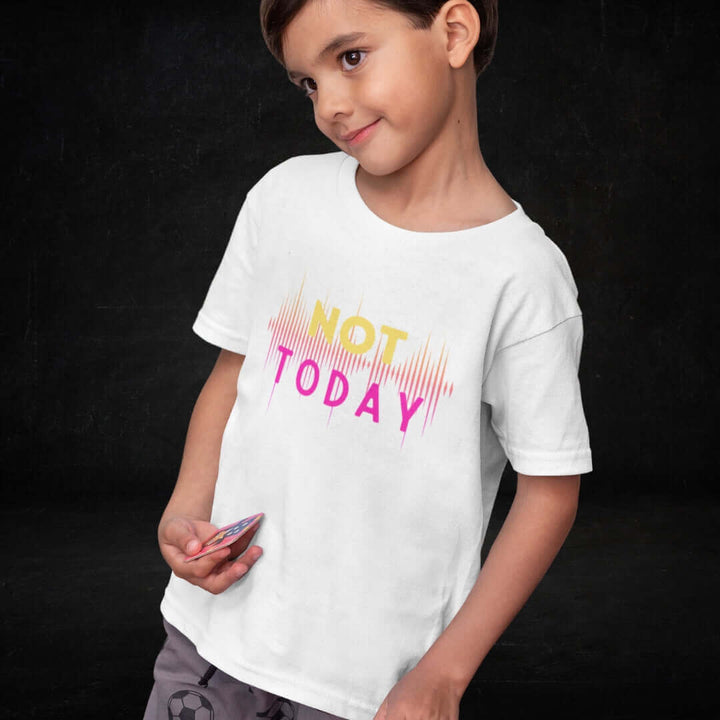 Not Today Kids White Tee - Bite Me Now
