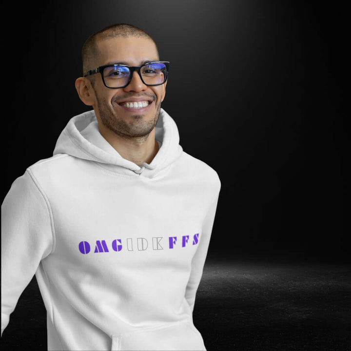 OMG IDK FFS White Hoodie