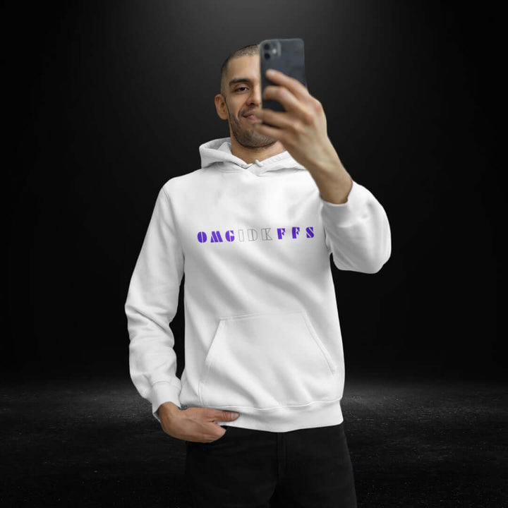 OMG IDK FFS White Hoodie