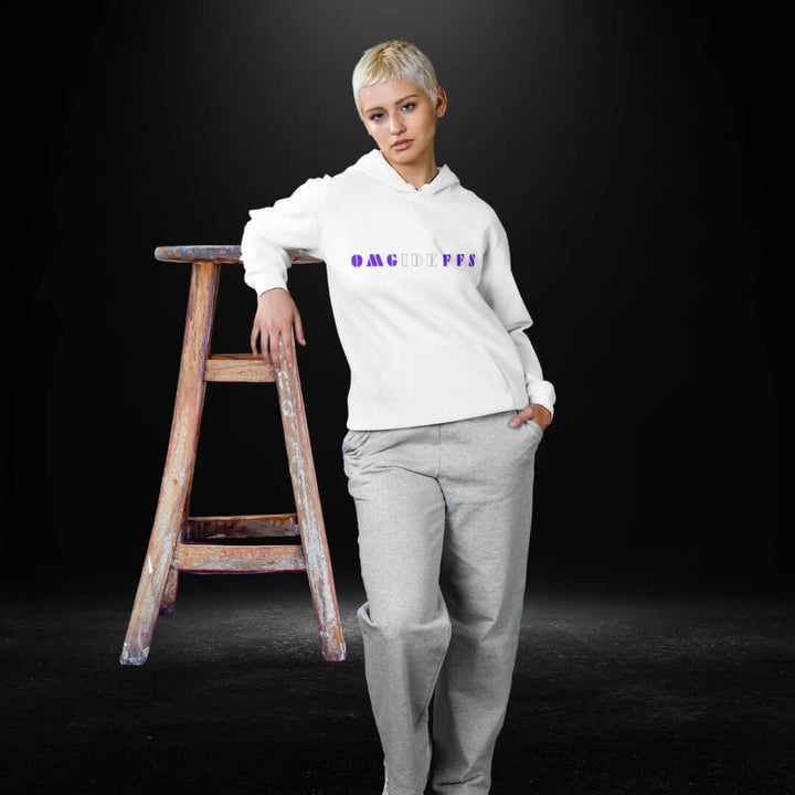 OMG IDK FFS White Hoodie