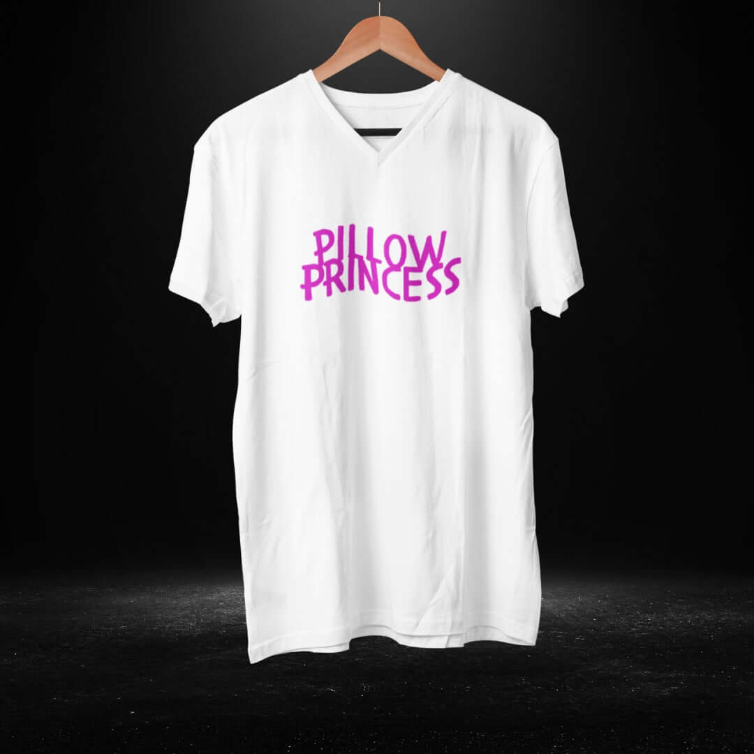 Pillow Princess White V Neck Tee - Bite Me Harder