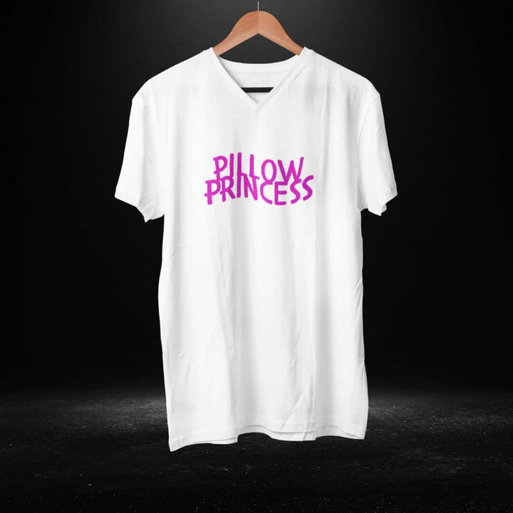 Pillow Princess White V Neck Tee - Bite Me Harder