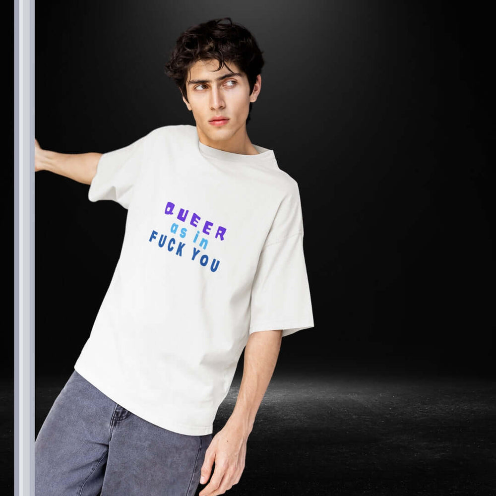 Queer As in Fuck You White Tee