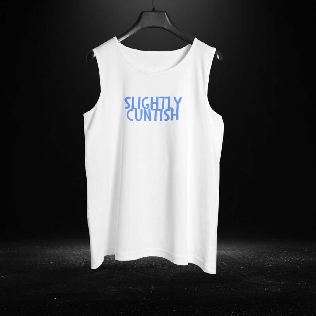 Slightly Cuntish White Tank