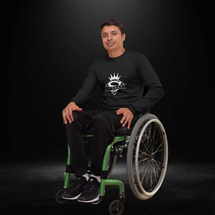 Super Gay Black Long Sleeve Tee