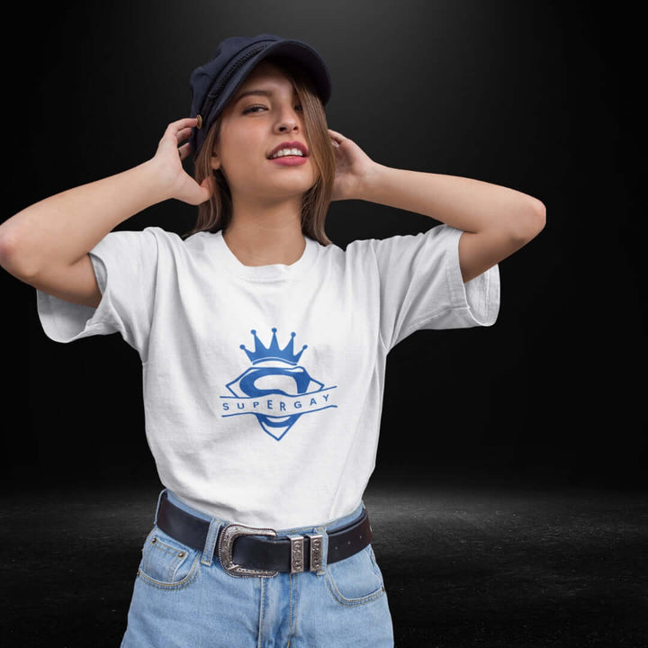 Super Gay White Tee
