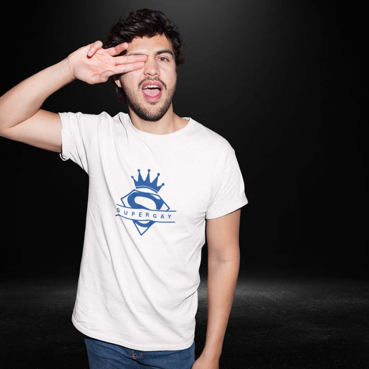 Super Gay White Tee