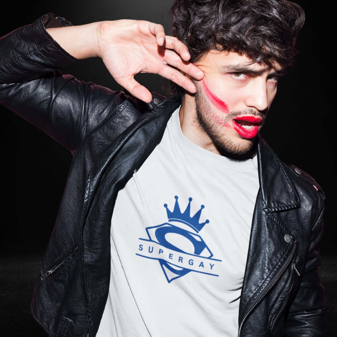 Super Gay White Tee