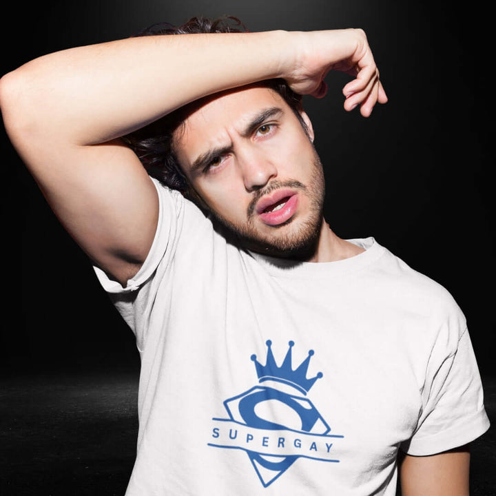 Super Gay White Tee