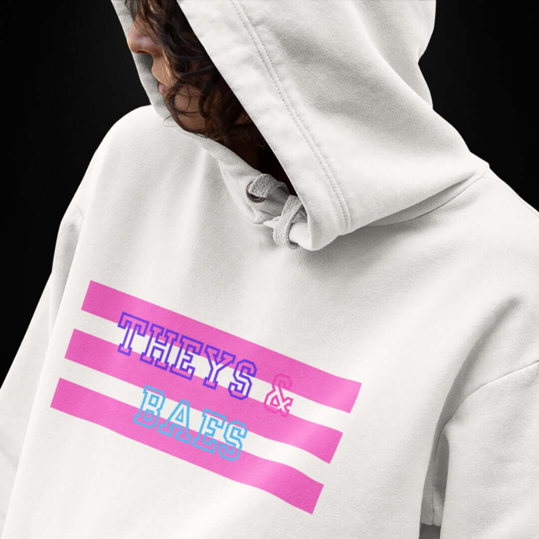 Theys & Baes White Hoodie