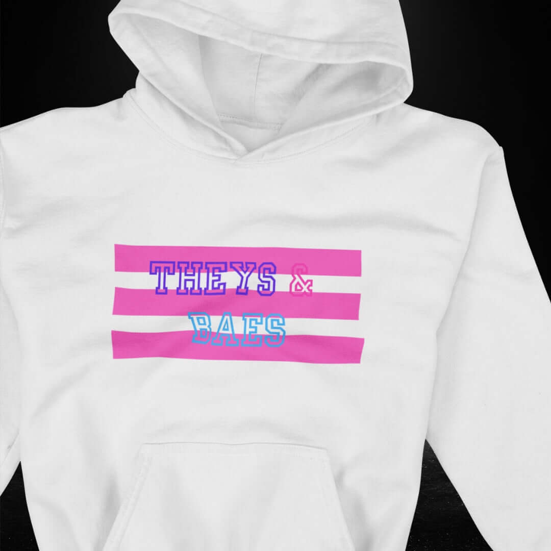 Theys & Baes White Hoodie