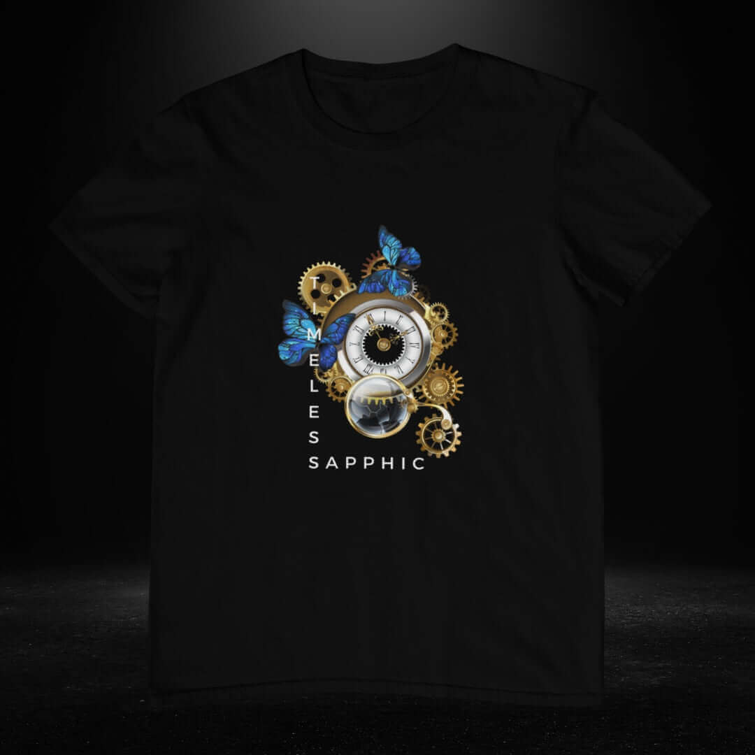 Timeless Sapphic Black Tee - Bite Me Now