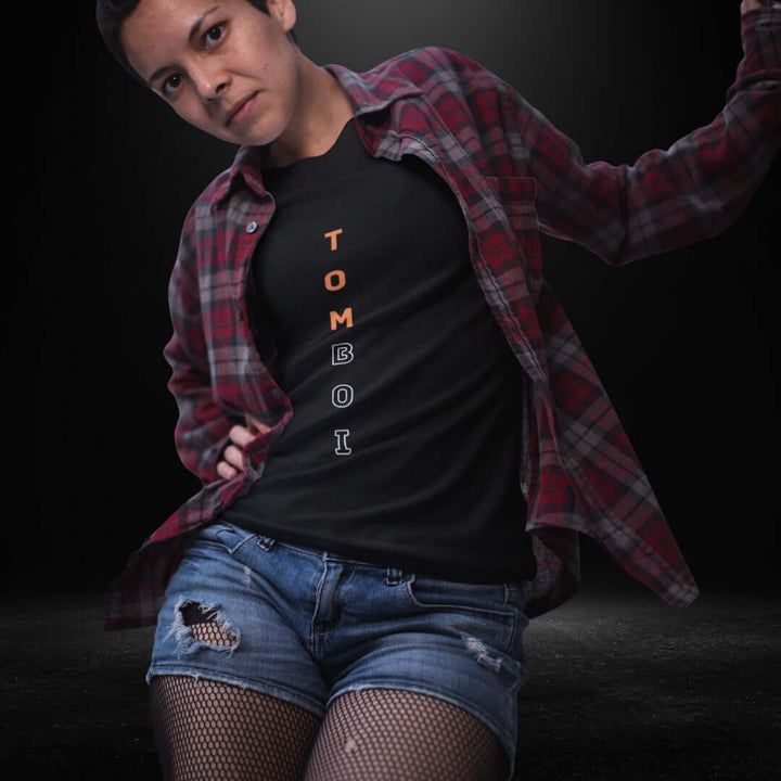 TomBoi Black Tee - Bite Me Now