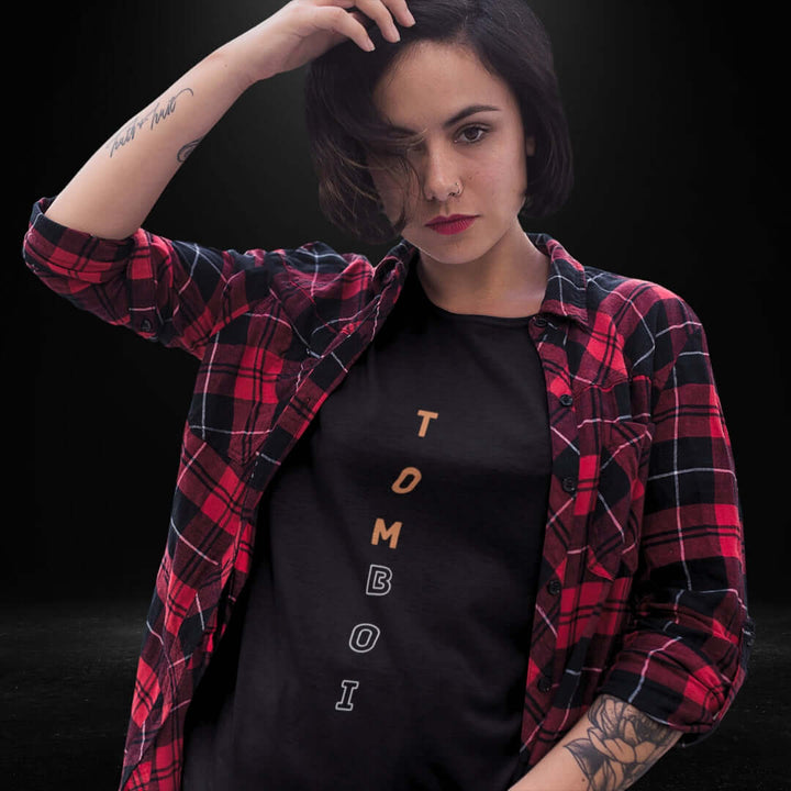 TomBoi Black Tee - Bite Me Now