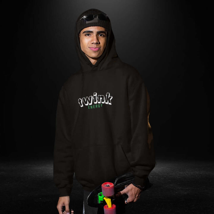 Twink Energy Black Hoodie