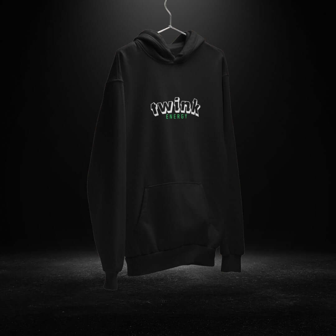 Twink Energy Black Hoodie