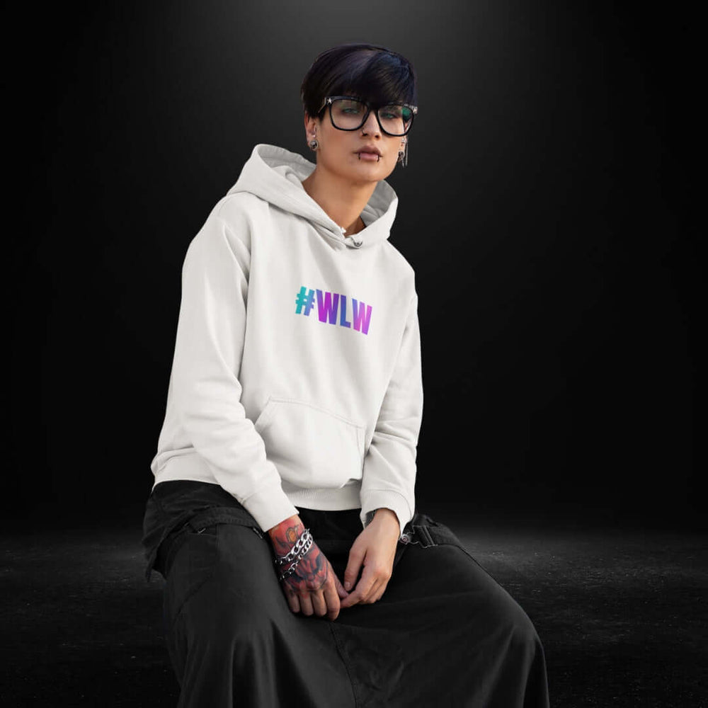 #WLW White Hoodie - Bite Me Now