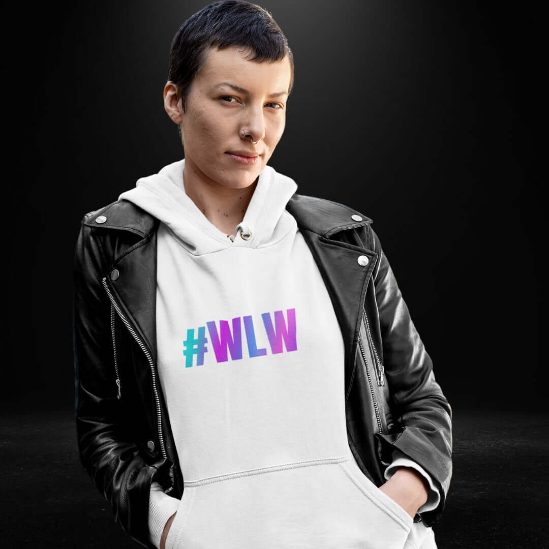 #WLW White Hoodie - Bite Me Now