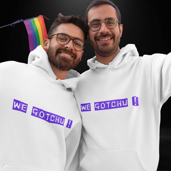 We Gotchu White Hoodie - Bite Me Now