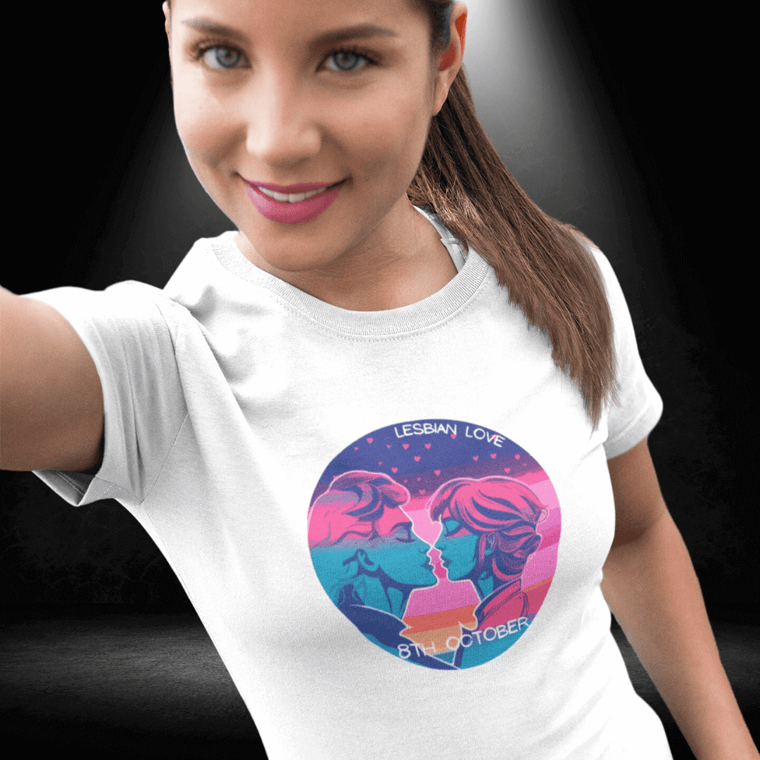 LGBTQ+ International Lesbian Day Tee - Lesbian Love