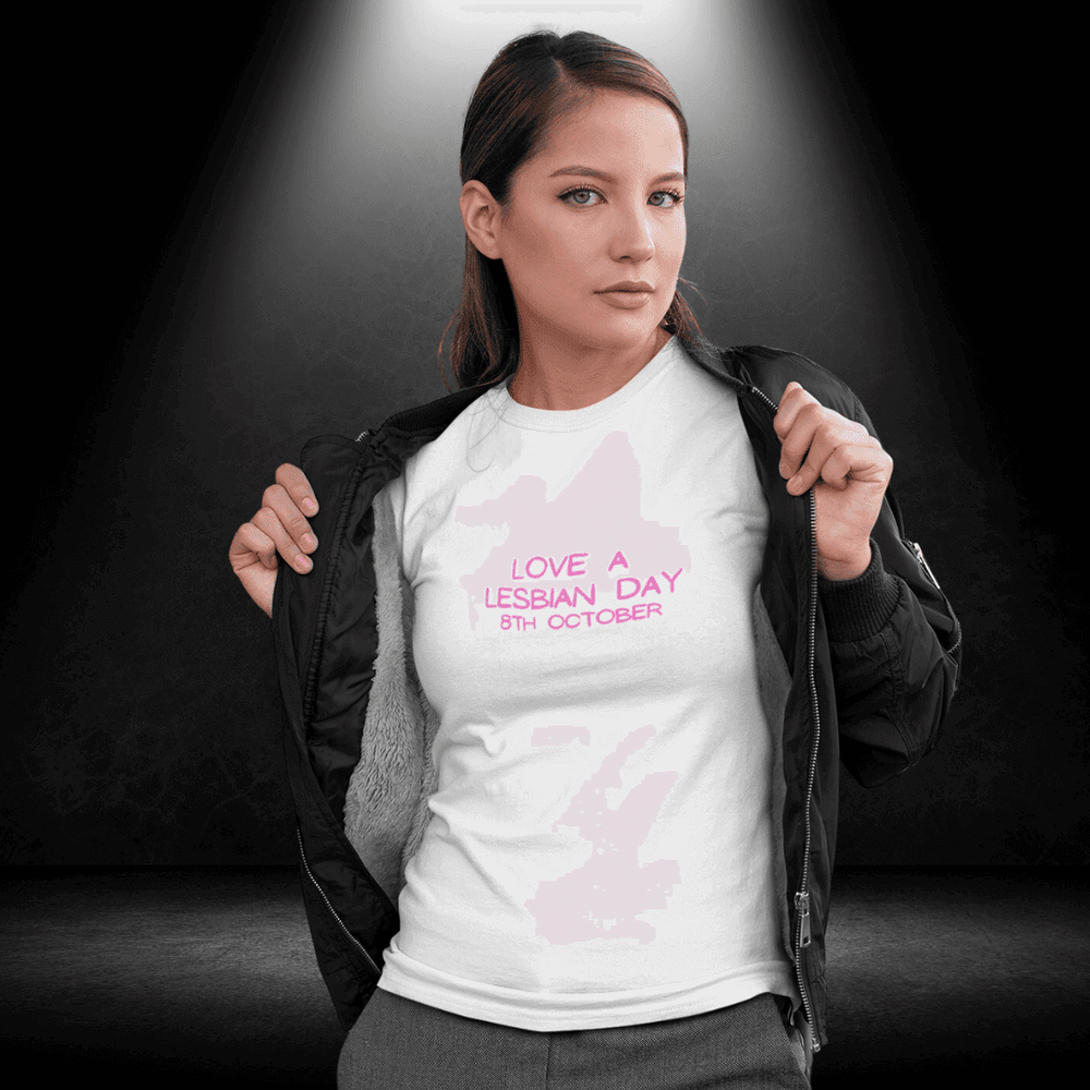 LGBTQ+ International Lesbian Day Tee - Love a Lesbian Day 8th October