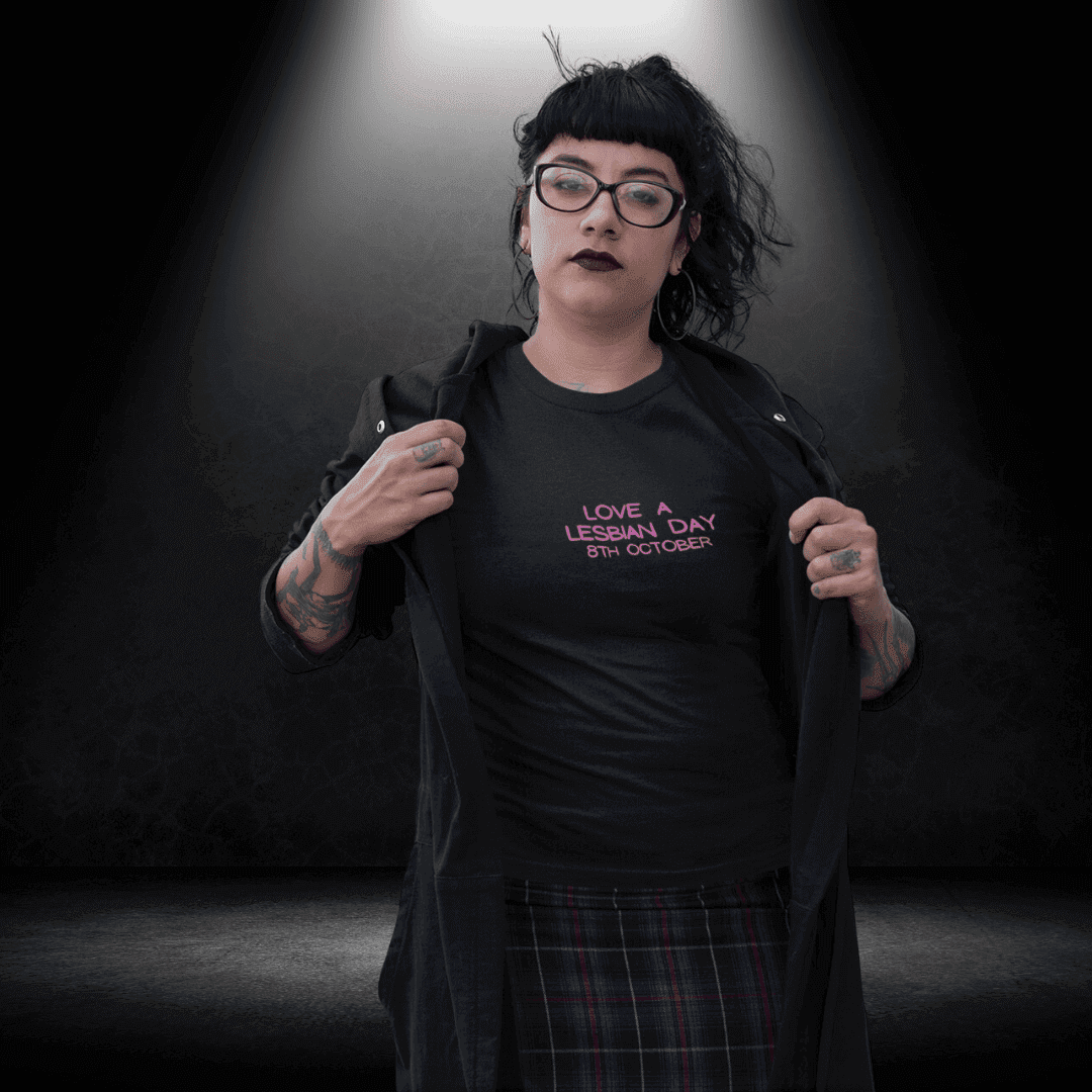 LGBTQ+ International Lesbian Day Tee - Love a Lesbian Day 8th October