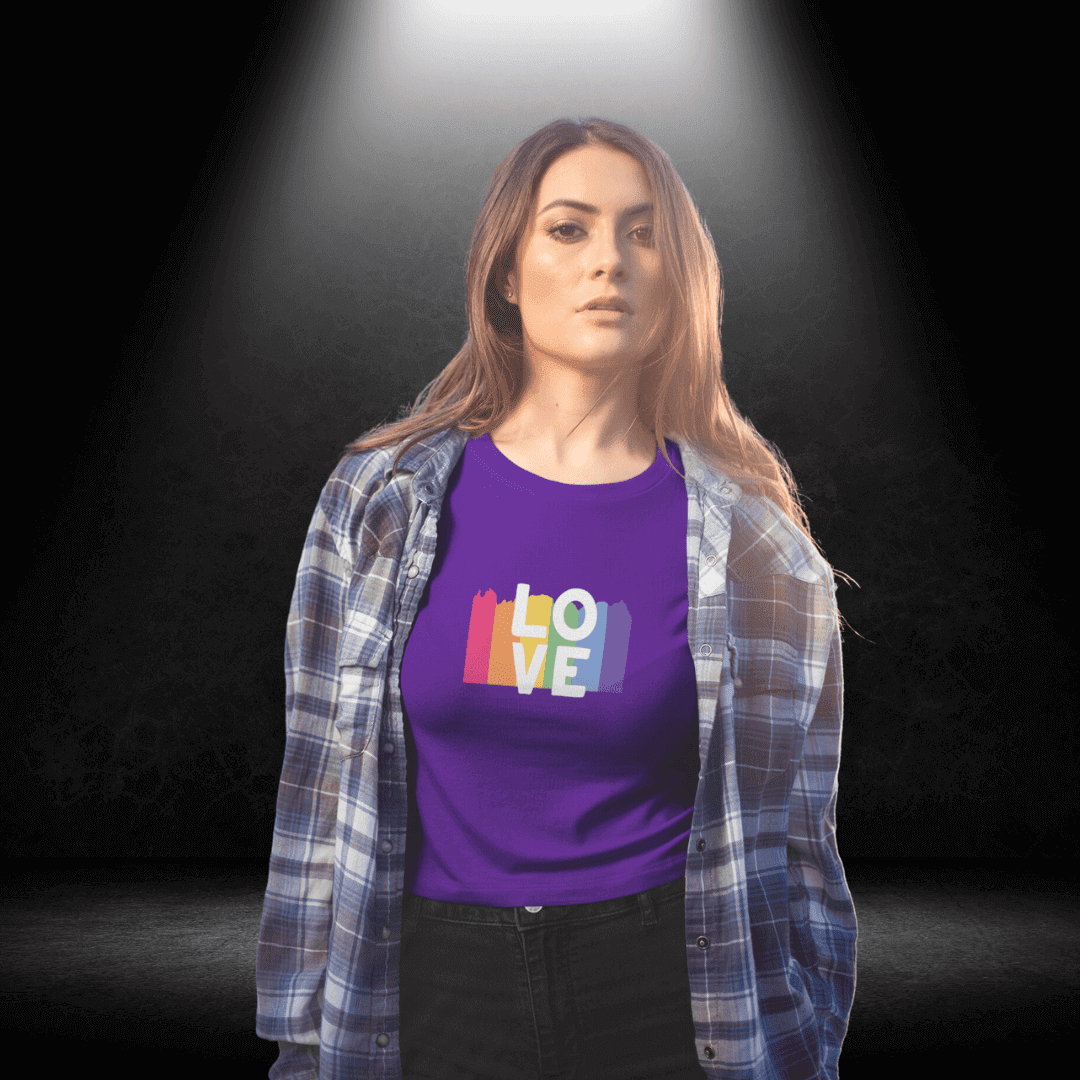 Wear it Purple - L O V E Tee - BiteMeNow